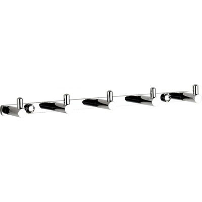 Mexen закачалка за кърпа с пет държача, хром - 709165-00 (709165-00)