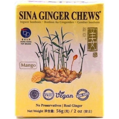Sina zázvorové cukríky s príchuťou manga 56 g