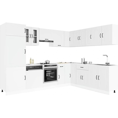 vidaXL Комплект кухненски шкафове от 14 части Kalmar, инженерно дърво (3314971)