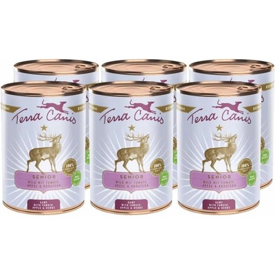 Terra Canis Senior Game with tomato apple & herbs 6 x 400 g