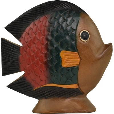 Dřevěná dekorace Rybka 30 cm