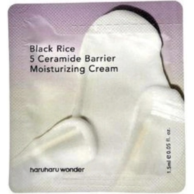 haruharu wonder Black Rice 5 Ceramide Barrier Moisturizing Cream SAMPLE - Дълбоко хидратиращ крем за лице SAMPLE 1.5мл