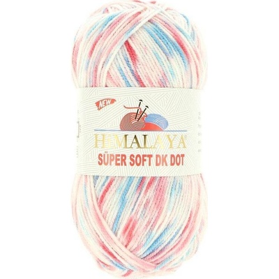 Himalaya Super Soft DK Dot 76001 červená modrá