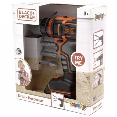 Smoby Black & Decker: Акумулаторна бормашина (7600360916)
