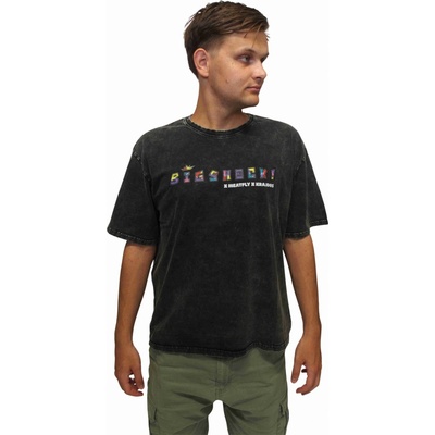 Meatfly унисекс тричо Big Shock Krajdos Black Acid Wash Meatfly | Cheren | МЪЖЕ | S/M