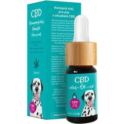 CBD kvapky pre psov 2% 10 ml