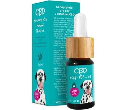 CBD kvapky pre psov 2% 10 ml
