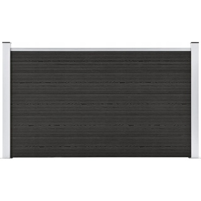 zahrada-XL Zahradní plot dřevoplast 180 x 105 cm šedý