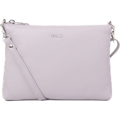 Segali dámská kožená crossbody kabelka A6C grey