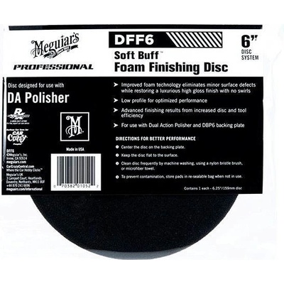 Meguiar's Soft Buff Foam Finishing Disc 6"