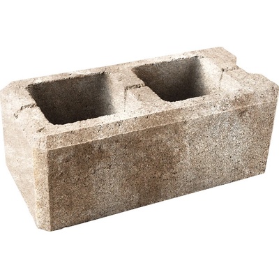 DITON Zdící tvarovka VISO Velikost: 40 x 20 x 15, Varianta: Viso koncový melír latte, Povrch: standard