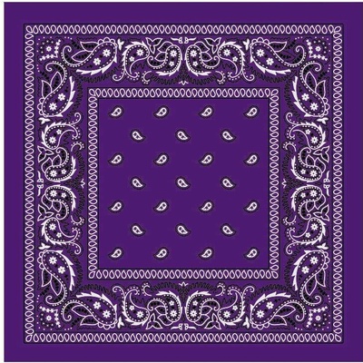 Blingstar bandana šátek Purple Fialová B166