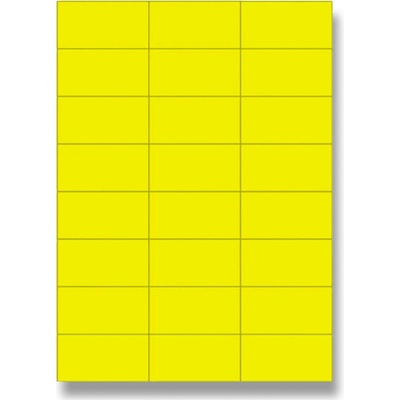 Rayfilm R0131.0527A 70 x 36 mm 2400 etiket žlutá fluo