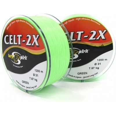 Carp Spirit Celt 2X Mymetik Green 1000 m 0,35 mm