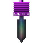 E3D High Flow ObXidian 500 пълен HotEnd за Bambu Lab P2S и серията H2 - 0, 4 mm (BAMBU-HF-OBD-H2-P2-0400-SPK)