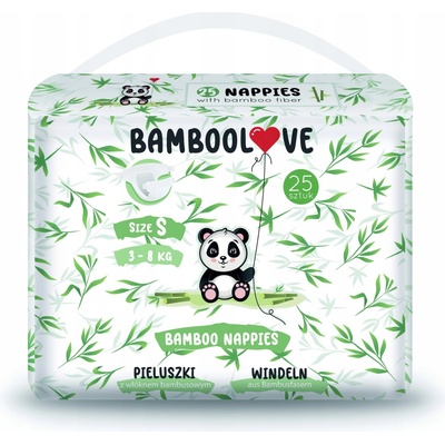 Bamboolove jednorázové bambus S 3-8 kg 25 ks