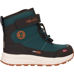 Trollkids Детски зимни ботуши Trollkids Kid's Helgeland Anti Slip Winter Boots - Midnight Petrol / Black / Teak Brown - размер 41 (EU) (702-5801-0324)