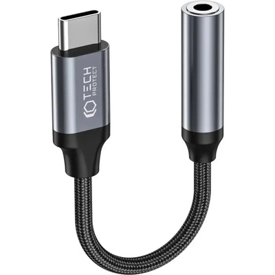 Tech-Protect Аудио кабел Tech-Protect UltraBoost, USB-C / 3.5mm mini jack, черен (9490713929667)