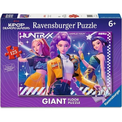 RAVENSBURGER Obrovské podlahové K-Pop Lovkyně démonů 125 dílků