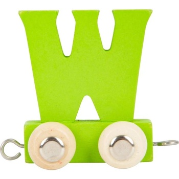 Legler Дървено влакче цветна азбука буква w