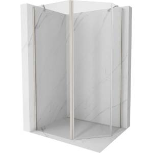 Mexen Mist петоъгълна асиметрична врата на душ кабина 90 x 80 см, прозрачна, (8A8-090-080-97-00)