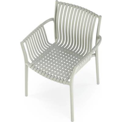 Halmar Градински стол k492 сив за тераса и балкон (v-ch-k/492-kr-popielaty)