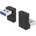 PremiumCord Адаптер, 90 градуса, usb-a - usb-c, m/f, черен kur31-27 (kur31-27)