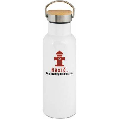 123TRIKO termoska Hasič. Na grilovačky mě už nezvou. 500 ml