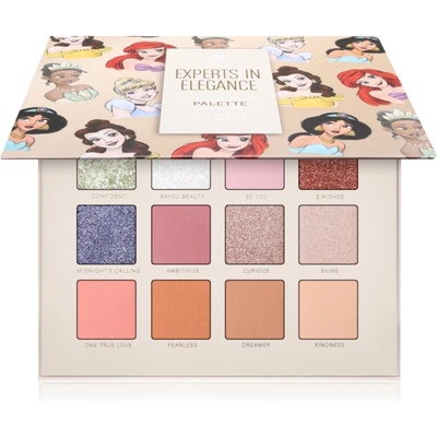 Mad Beauty Disney Princess Experts In Elegance палитра сенки за очи 12x2.5 гр
