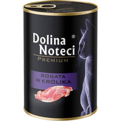 Dolina Noteci Premium за котки, богат на заешко месо, 400 г