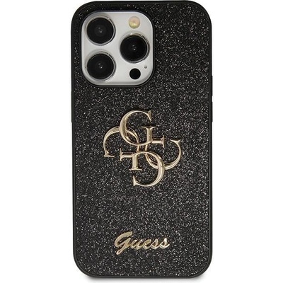 GUESS Кейс Guess GUHCN61HG4SGK за iPhone 11 / Xr, черен, Glitter Script Big 4G (3666339147266)