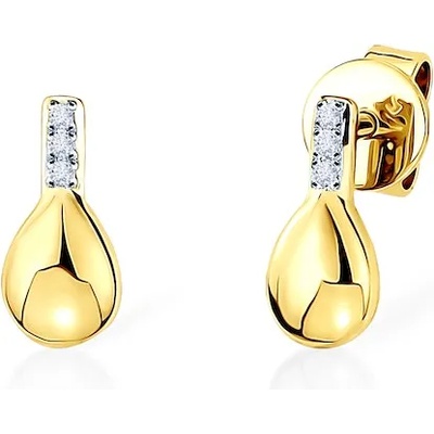 SAVICKI обеци: злато. диаманти