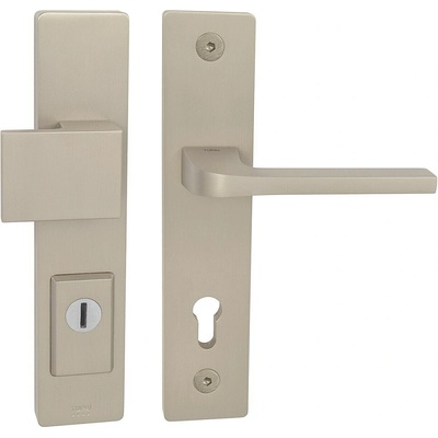 MPkovania TI - FORTE PLUS 3214/SUPRA 3097 - SH PZ Plus 90 mm madlo/klika pravá nikel perla