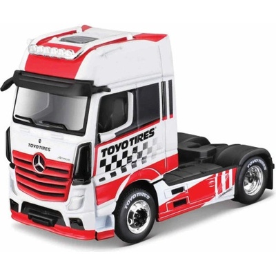 Maisto Custom Rigs-Mercedes-Benz Actros 1851 červeno-bílá 1:64