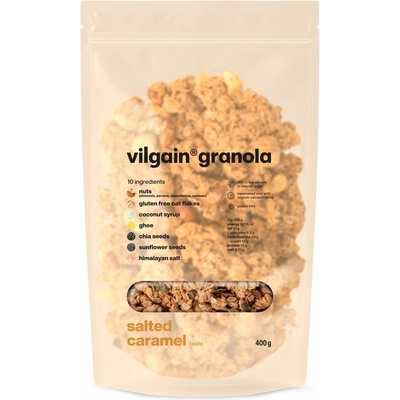 Vilgain Granola slaný karamel 400g