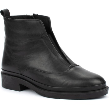 Дамски боти от естествена кожа и ластик на свода