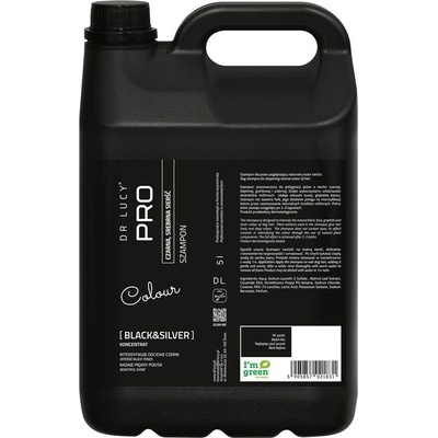 Dr Lucy Black & Silver šampón pre tmavú srsť pre psov 5 L