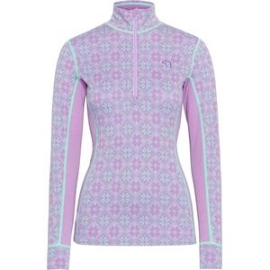 Kari Traa Дамско мериносово термобельо Kari Traa Women's Rose Half-Zip Merino base layer - Lily (115-1317-3014)