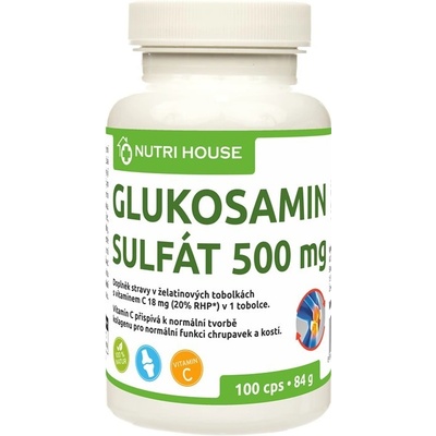 NutriHouse GLUKOSAMIN 100 kapslí