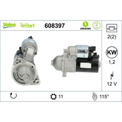 Startér VALEO 608397