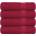 vidaXL Кърпи за баня FROGN 4 бр. бордо 100x150 см 360 г/м2 (136741)