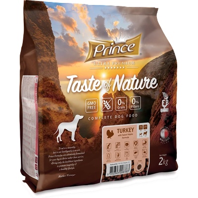 Petnutrition Премиум гранули за кучета с пуешко и сладък картоф, без зърно taste of nature turkey 2kg/4kg - за дребни породи и малки кученца