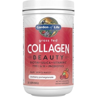 Garden of Life Grass Fed Collagen Beauty [270 грама] Cranberry Pomegranate