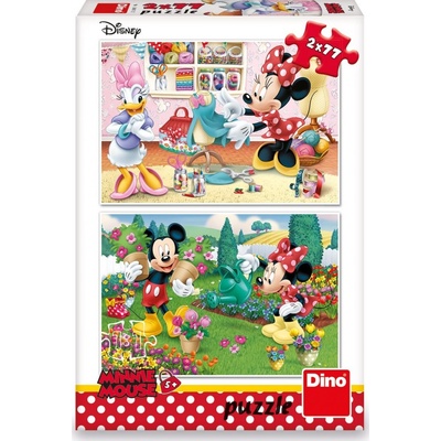 Dino Walt Disney Pracovitá Minnie 2 x 77 dielov