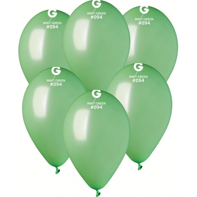 Gemar Balón metalický mátově zelená 26 cm