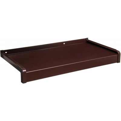 Deokork Venkovní pozinkovaný parapet nos 40 mm 90x500 mm Hnědý – Sleviste.cz