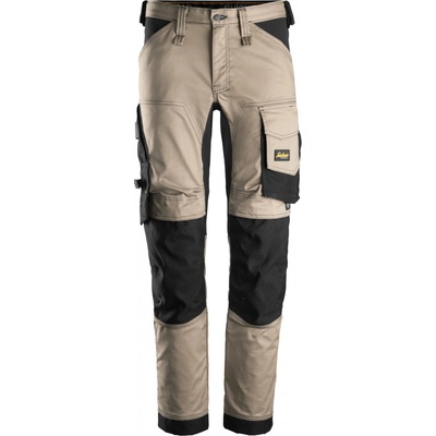 AllroundWork Snickers Workwear nohavice Stretch béžové