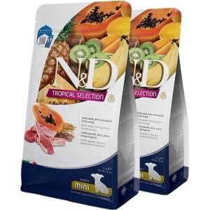 FARMINA N&D кучешка TROPICAL SELECTION (AG) кученце мини, агне 2 x 5 кг