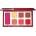 BH Cosmetics BH 7 Color Shadow Palette Ruby For July Сенки палитра 9gr