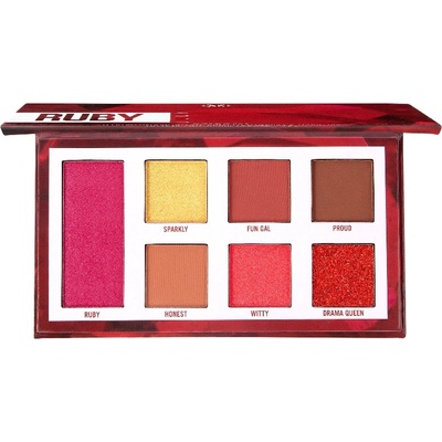 BH Cosmetics BH 7 Color Shadow Palette Ruby For July Сенки палитра 9gr